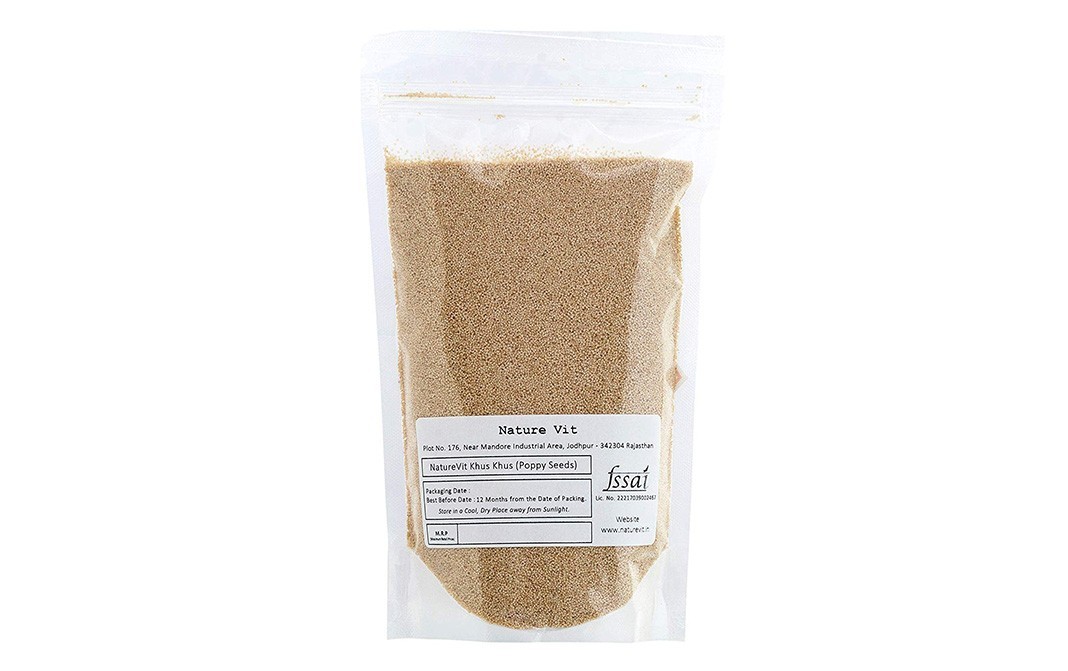 Nature Vit Khus Khus (Poppy Seeds)    Pack  400 grams